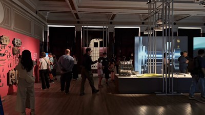 「2026創意台中-動力城市」在主展場臺中州廳中山廳吸引許多民眾參訪
