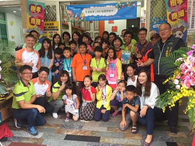 響應2018世界花博  太平樹孝商圈推出「花漾樹孝Line貼圖」