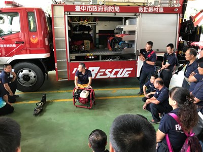 做好花博消防志工準備 中市消防局加強協勤志工組織領導能力訓練