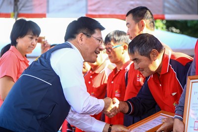 中市慶祝清潔隊員節 林市長感謝隊員維持市容環境辛勞
