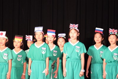 中市國小英語歌謠比賽 教育局長為學童打氣