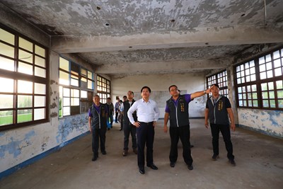 廢墟重生 林市長動支預備金 進行舊大楊國小校舍整修