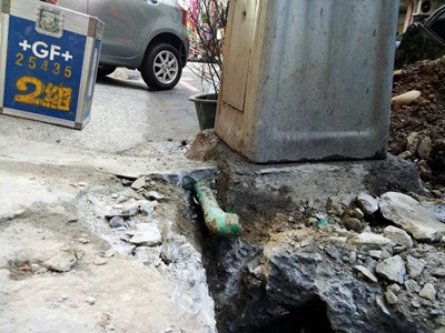 西屯區西屯路二段私挖道路致瓦斯破管 中市府再祭重罰嚴懲
