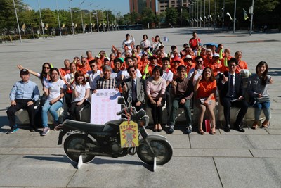 不老騎士重返發源地台中 林副市長鼓勵更多長輩勇敢追夢