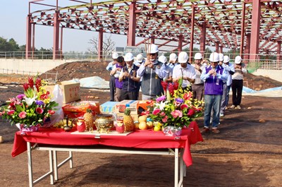 花博外埔園區自然館上梁 2層花朵造型 預計取得黃金綠建築標章