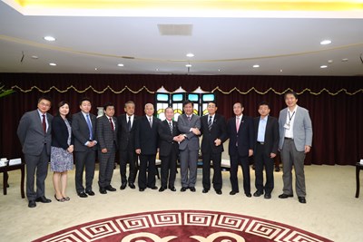 日本金澤市議會議長黑澤和規率團拜會    林市長力邀參加台中花博