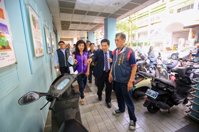 中市府推動人行道騎樓無障礙空間 第三波聯合稽查登場 