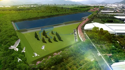 中市水利局設九渠溝滯洪池 同步改善新社易淹水與大坑缺水問題