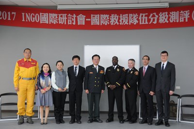 邁向重型搜救隊 中市消防局辦國際救援隊伍分級測評(IEC)研討