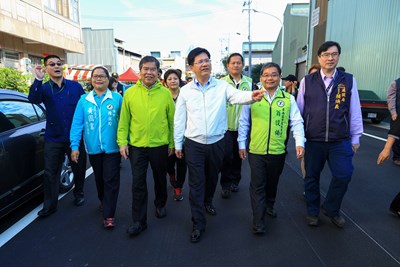 打通小巷弄產生大效益 中市東區振興路巷弄連通樂業路