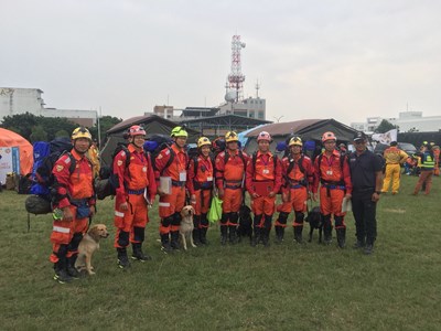 中市搜救犬再獲國際認證肯定 未來將能參與國際重大災害救援