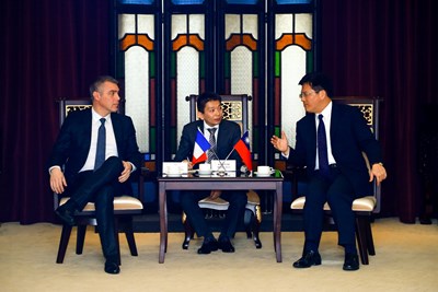 法國國民議會友台小組拜會中市府 林市長盼促台法創新文化交流