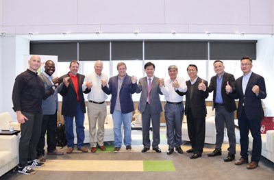 美國大聯盟遊騎兵隊拜會中市府 林市長盼借助經驗提升台中運動發展