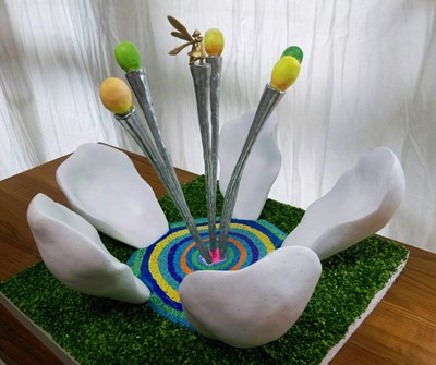 花博后里馬場園區公共藝術  花仙子傳遞花的生命能量