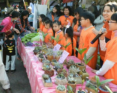 中市福民國小「福陶傳愛」義賣活動 結合陶藝課程、社區產業做公益