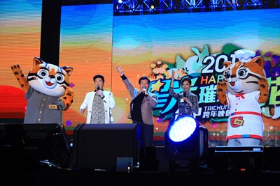 台中跨年晚會林市長台體大開場 玖壹壹嗨翻歌迷