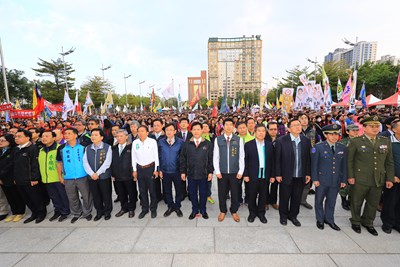 迎接2018花博年 林市長元旦升旗細數三大里程碑與展望新年三願望