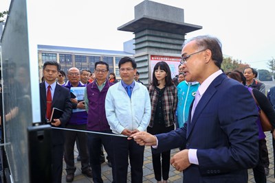 神岡神圳國中興建活動中心暨非營利幼兒園 林市長：落實校園社區化