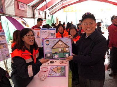 寓教於樂    消防局透過闖關遊戲宣導防火知識