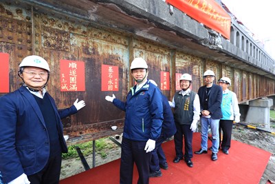 歷史建築舊大安溪橋修復暨再利用工程開工  林市長盼帶動觀光與在地發展