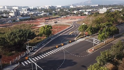 后里車站接駁站聯絡道路完工 發揮疏運花博車潮功能