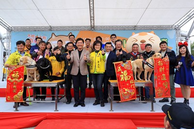 台中寵物友善城活動登場   林市長呼籲「認養代替購買」