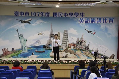 中市國中學生英語演講比賽登場 98校參賽(4)