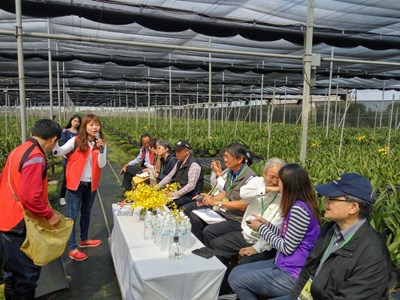 首屆金牌農村競賽選拔，外埔水流東休閒農業區今日進行實地評審