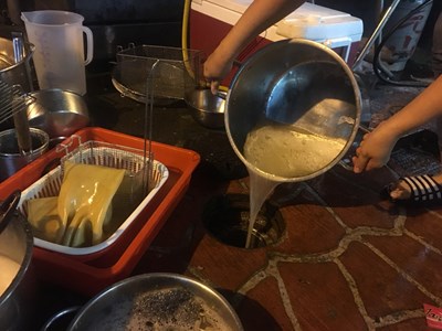 中市府完成逢甲夜市油脂截留工程(1)