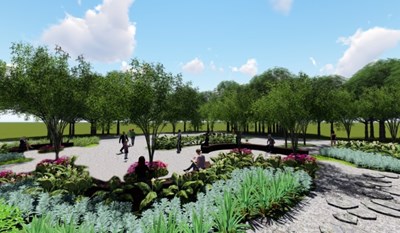 花博后里馬場園區專區模擬示意圖