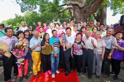 中市桐花祭外埔登場 林市長：提前聆聽花開的聲音