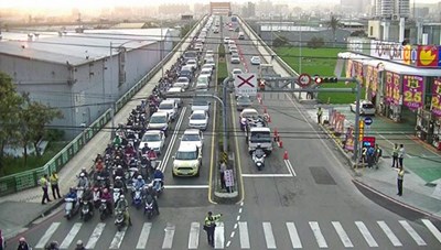 圖3 虹揚橋調撥車道改善後實施情形