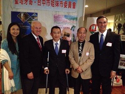 徐副市長出訪加州 臺中市與加州姊妹市情誼30有成