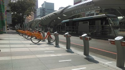 臺中iBike 「BRT科博館/金典酒店站」18日正式啟用