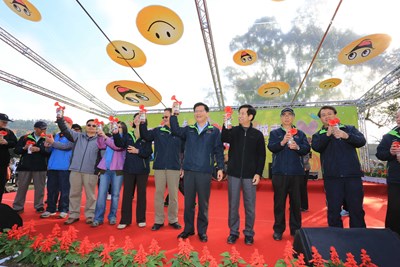 市府員工親子健行活動      林市長：紓解工作壓力，散發正向能量  