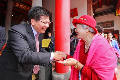 林氏宗廟新春團拜  林市長祈願市政平順  媽祖會師再現臺中