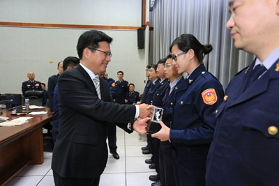 林市長參與市警局務會報　強調治安「防微杜漸」