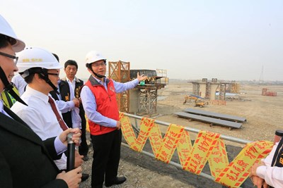 溪尾大橋進度超前 林市長期許便利交通形成烏日彰化副都心