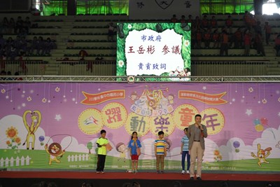 臺中市國小跳繩決賽 1800名學生同場較勁