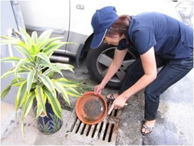 預防登革熱  市府進行環境消毒