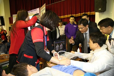 全國首創學童心臟彩色超音波篩檢     林市長盼讓孩子健康長大