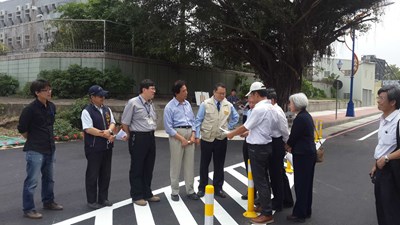 新建國市場聯外道路開闢工程  未來提供市場周遭順暢交通動線