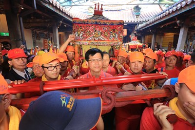 萬和宮老二媽省親遶境活動 林市長盼推動成臺中無形文化資產