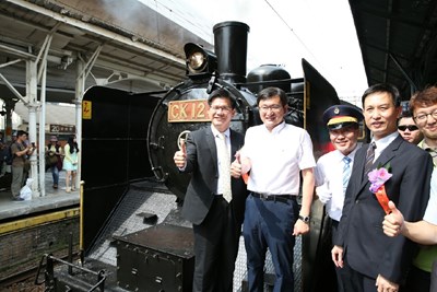 CK124為臺中火車站慶生 林市長推城中城計劃配合新站啟用讓中區再生