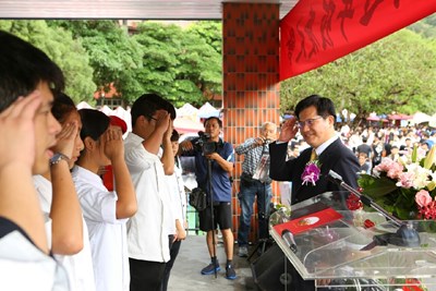 明台高中66周年校慶  林市長大讚明台學生好有福氣