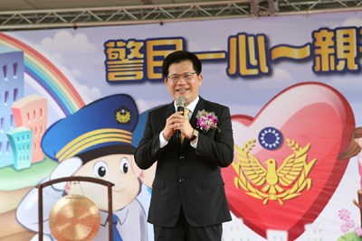 中市四分局歡慶警察節       林市長強調市府做警察後盾