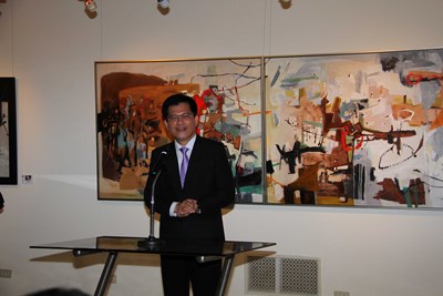 美術家接力展 林市長盼效仿藝術銀行 讓台中藝術品有更多展示空間