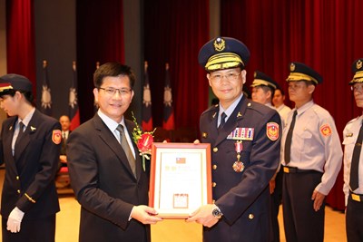 慶祝警察節 林市長肯定員警付出 承諾持續爭取繁重勤務加給