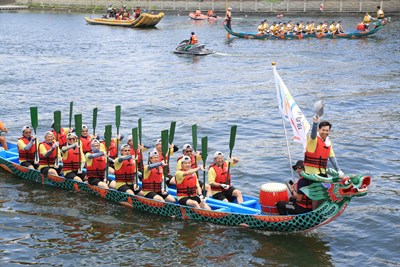 鹿港慶端陽國際龍舟賽 中彰投三縣市政府友誼賽