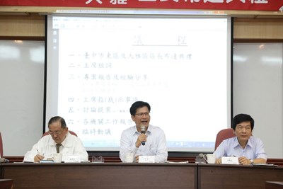市政會議移師清水召開 林市長盼兌現打造海空雙港副都心承諾